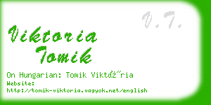 viktoria tomik business card
